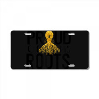 Womens Proud Of My Roots Women Black Pride Proud Melanin Poppin License Plate | Artistshot