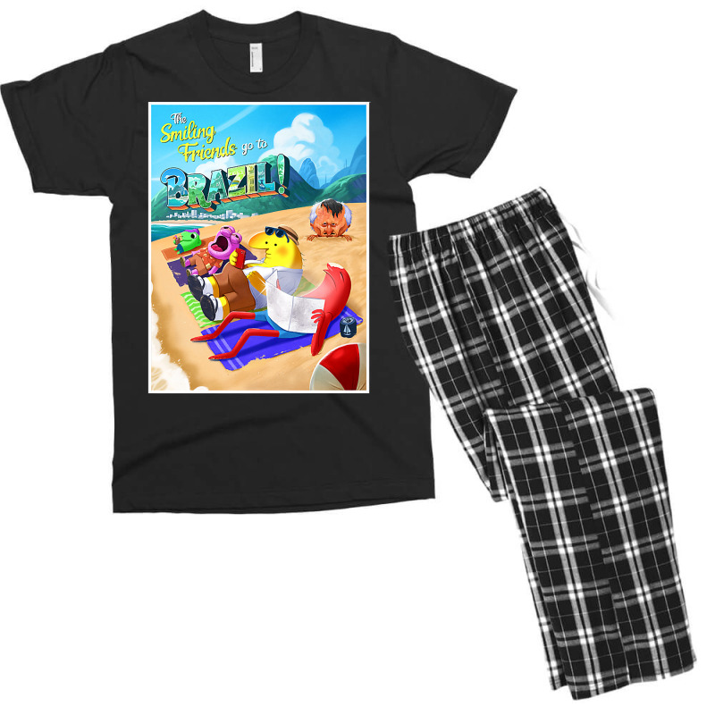 The Smiling Friends Go To Brazil! Premium T Shirt Men's T-shirt Pajama Set | Artistshot