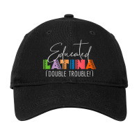 Gifts For Educated Black Afro Latina Women Boricua Dominican Adjustable Cap | Artistshot