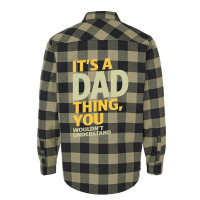 It's A Dad Thing Flannel Shirt | Artistshot