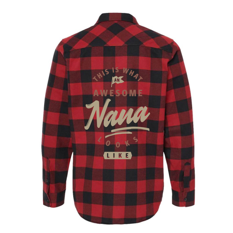 Awesome Nana Looks Like Flannel Shirt | Artistshot