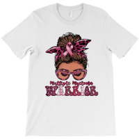 Black Women Messy Bun Multiple Myeloma Warrior Gifts T-shirt | Artistshot