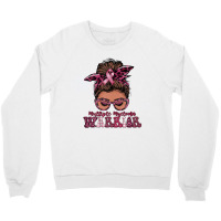 Black Women Messy Bun Multiple Myeloma Warrior Gifts Crewneck Sweatshirt | Artistshot