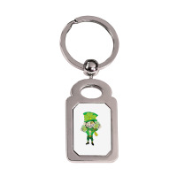 St Patricks Day Silver Rectangle Keychain | Artistshot