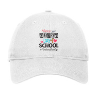 Montessori Guide Happy First Day Of School Back To School Adjustable Cap | Artistshot