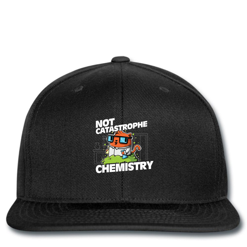 Not Catastrophe Chemistry Pun Cat Shirt Funny Chemistry Cat Humor Scie Printed hat by Pannell Quintero | Artistshot