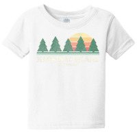 Mackinac Island Mi Vintage Throwback Retro 70s Baby Tee | Artistshot