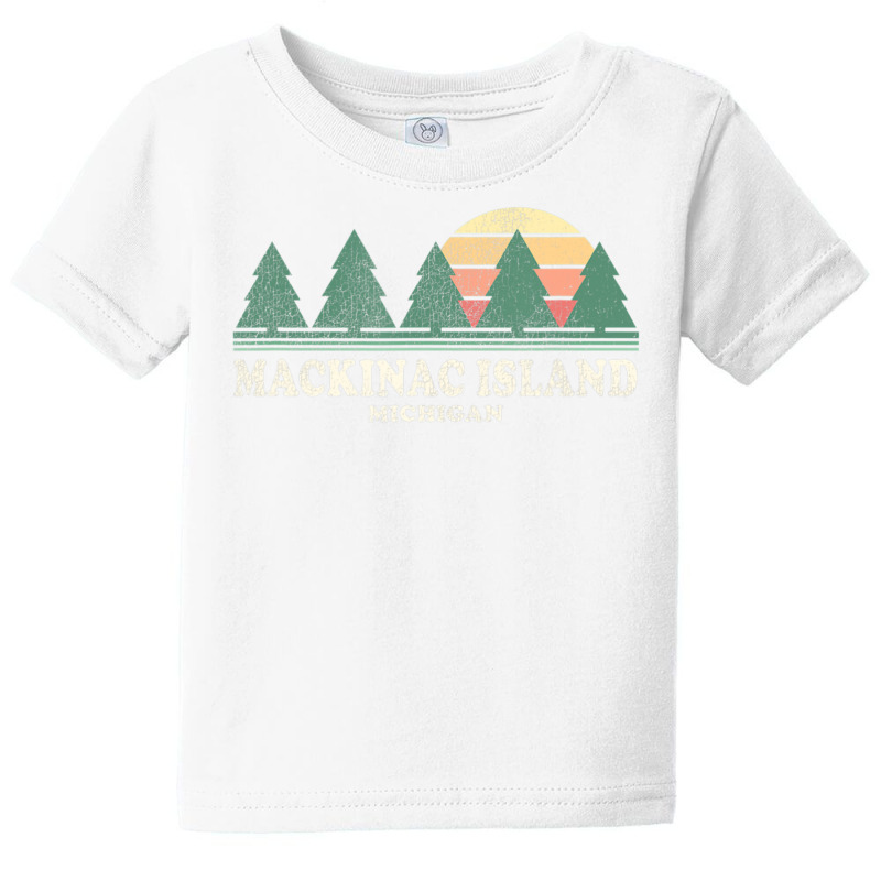 Mackinac Island Mi Vintage Throwback Retro 70s Baby Tee by michaelyounger19 | Artistshot