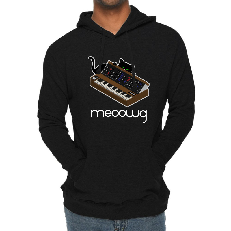 Synthesizer Cat Meow Lightweight Hoodie | Artistshot