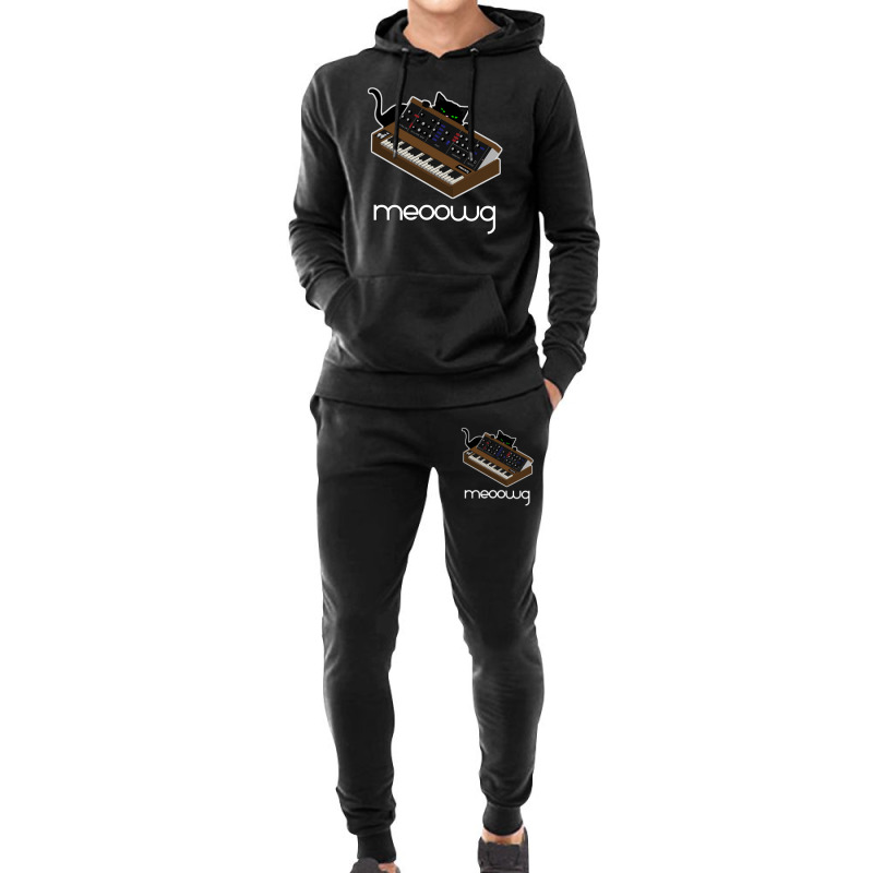 Synthesizer Cat Meow Hoodie & Jogger Set | Artistshot