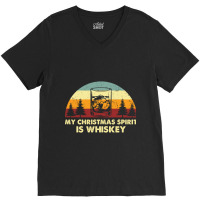 Limited Edition Retro Christmas Spirit V-neck Tee | Artistshot