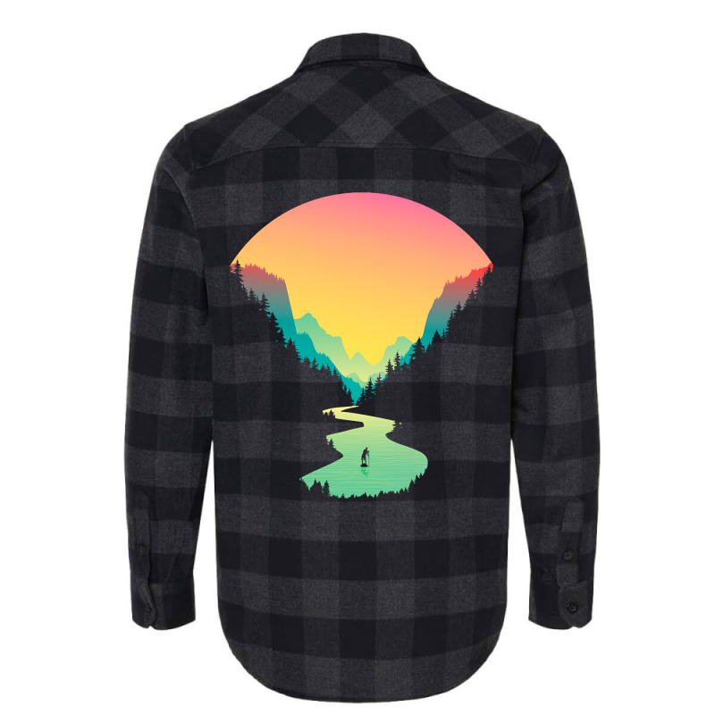 Hot Trend Paddleboard Adventure Flannel Shirt | Artistshot