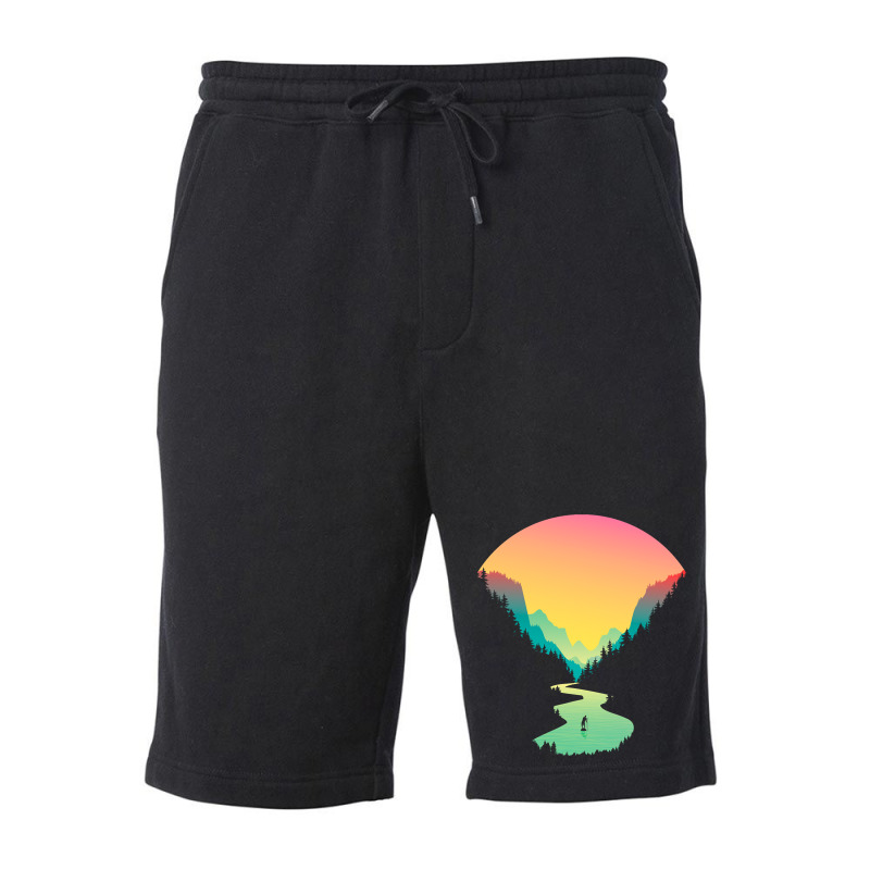 Hot Trend Paddleboard Adventure Fleece Short | Artistshot