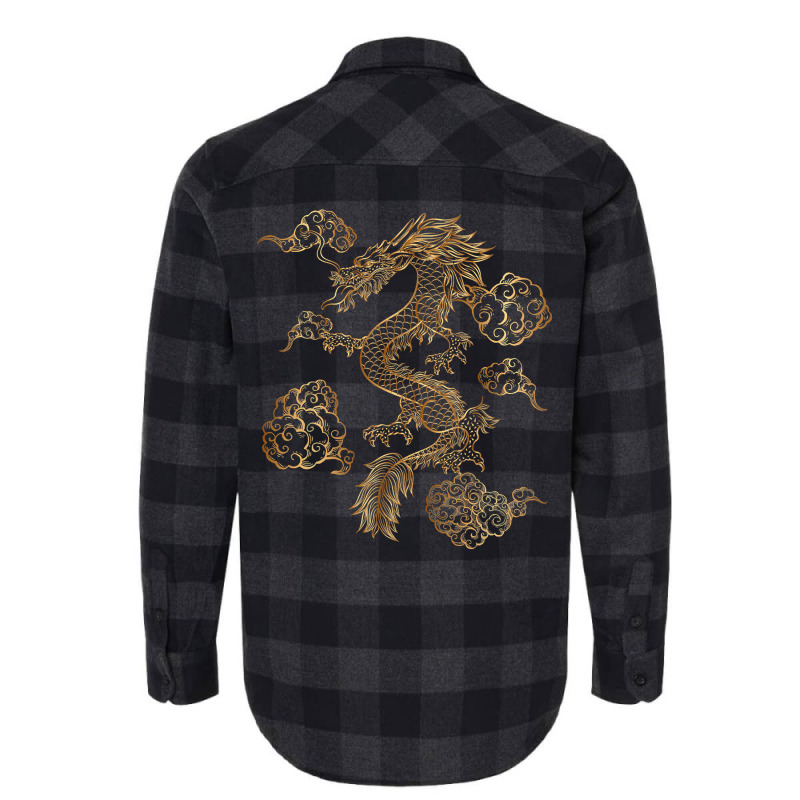 Traditional Chinese Dragon Symbol Of Power And Strength T Shirt Flannel Shirt | Artistshot