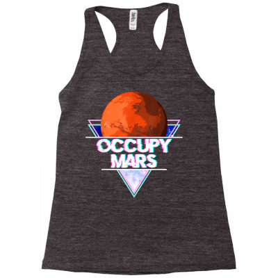 Occupy Planet Mars Solar Galaxy Space Travel Retro Vaporwave T Shirt Racerback Tank Designed By Luantruong