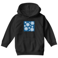 Limited Edition Dreidel Paper Snowflakes - Happy Hanukkah - Dark Blue Youth Hoodie | Artistshot