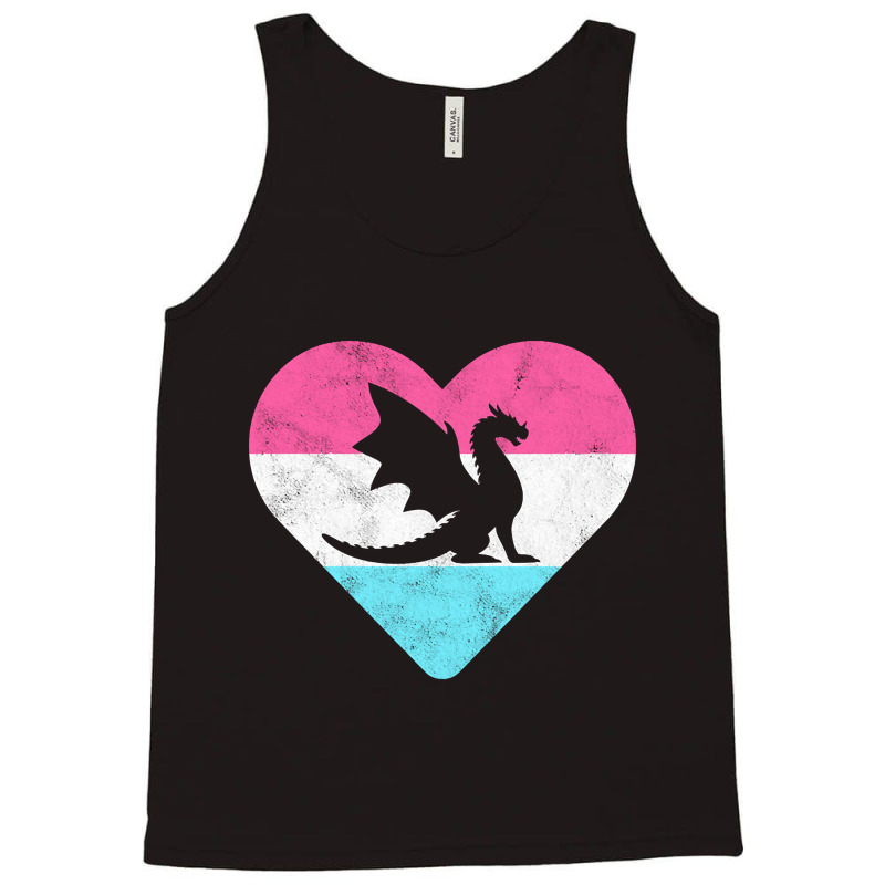 Trending Retro Vintage Dragon Gift Tank Top by poppyallen | Artistshot