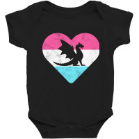 Trending Retro Vintage Dragon Gift Baby Bodysuit | Artistshot