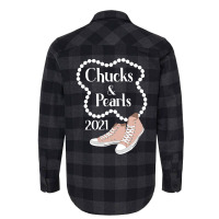 Chucks And Pearls 2021 Gift Flannel Shirt | Artistshot