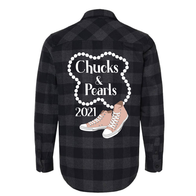 Chucks And Pearls 2021 Gift Flannel Shirt | Artistshot