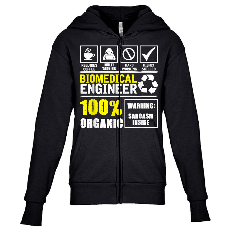 Biomedical Engineer Facts Label Biomedical Engineering T Shirt Youth Zipper Hoodie by lavenakf44f | Artistshot