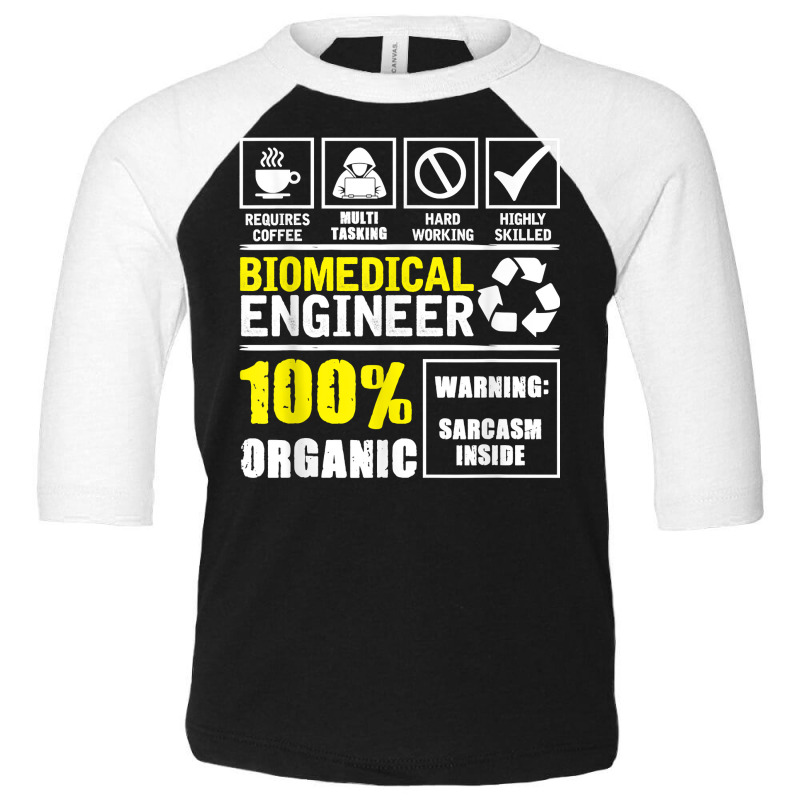 Biomedical Engineer Facts Label Biomedical Engineering T Shirt Toddler 3/4 Sleeve Tee by lavenakf44f | Artistshot