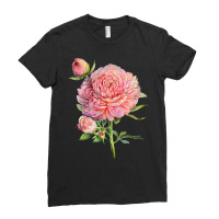 Hot Trend Peonies Ladies Fitted T-shirt | Artistshot