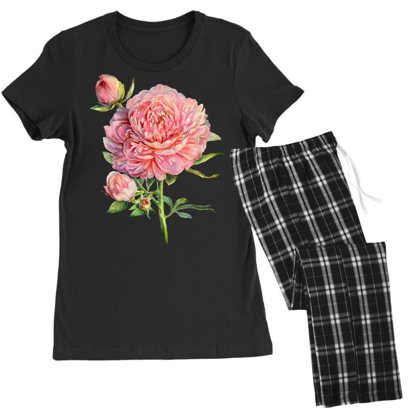 Hot Trend Peonies Women's Pajamas Set by greggjvandervor | Artistshot