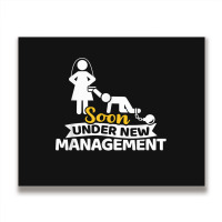 Soon Under New Management Bachelor Party Metal Print Horizontal | Artistshot