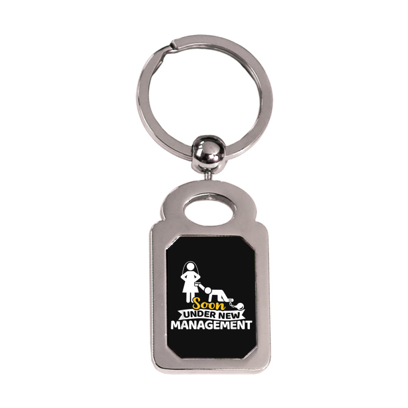 Soon Under New Management Bachelor Party Silver Rectangle Keychain | Artistshot