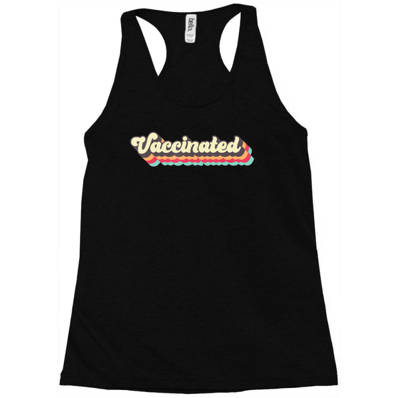 Vaccinated Plus Size Men Tops 2xl 3xl Retro 70s 80s Racerback Tank | Artistshot