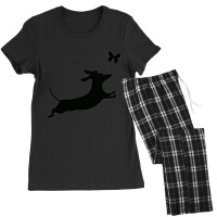 Limited Edition Dachshund Love Butterfly Women's Pajamas Set | Artistshot