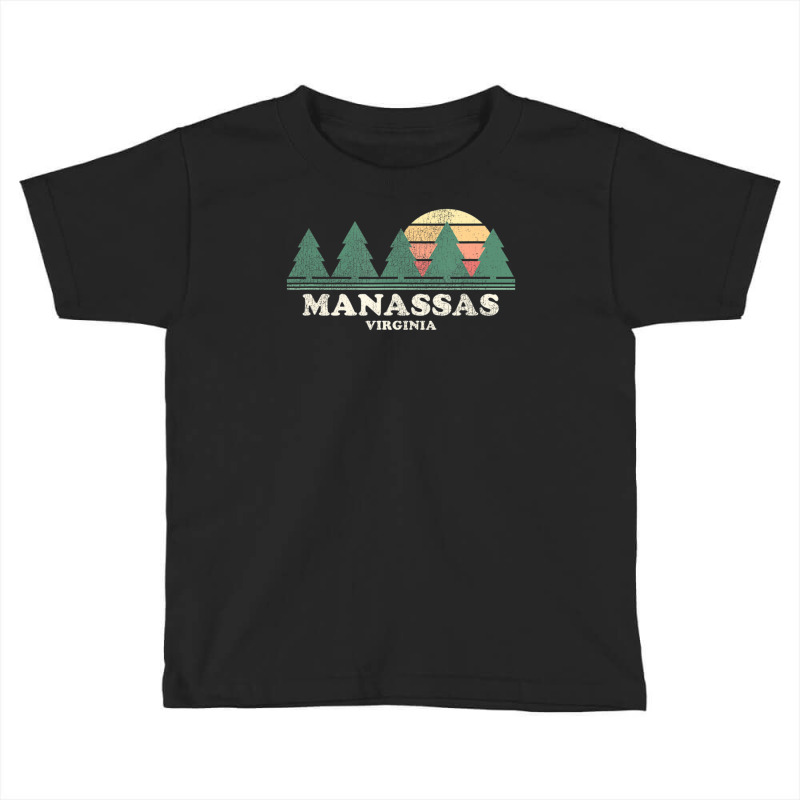 Manassas Va Vintage Throwback Retro 70s Toddler T-shirt by michaelyounger19 | Artistshot