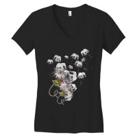 Zoo Animal Africa Elephant Dandelion Women's V-neck T-shirt | Artistshot