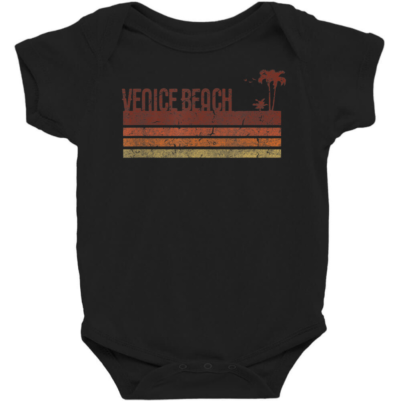 Venice Beach California Vintage 70s 80s Vacation Baby Bodysuit by hongquangd | Artistshot