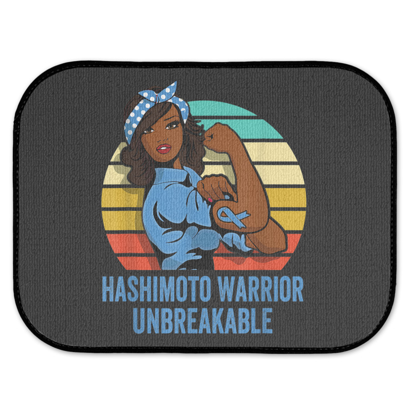 Hashimoto's Disease Warrior Shirt Unbreakable Rear Car Mat | Artistshot