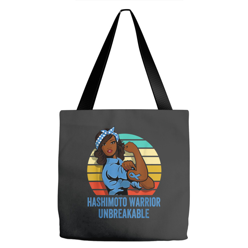 Hashimoto's Disease Warrior Shirt Unbreakable Tote Bags | Artistshot