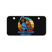 Hashimoto's Disease Warrior Shirt Unbreakable Bicycle License Plate | Artistshot