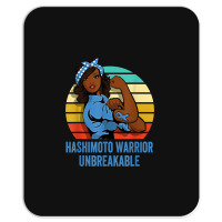 Hashimoto's Disease Warrior Shirt Unbreakable Mousepad | Artistshot