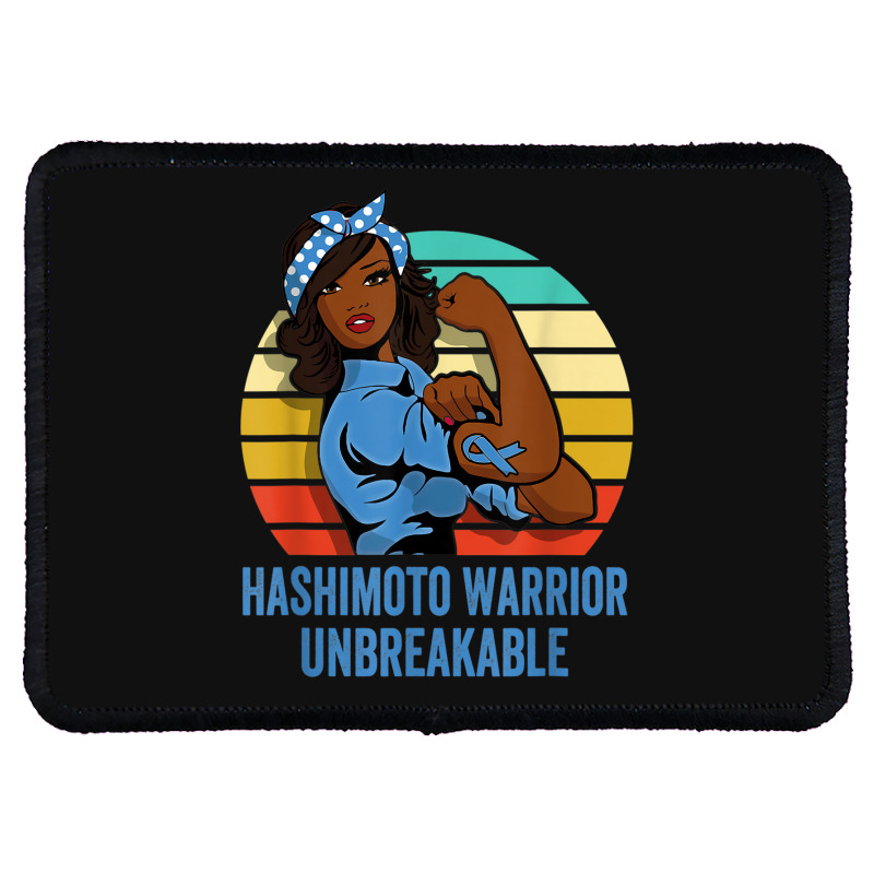 Hashimoto's Disease Warrior Shirt Unbreakable Rectangle Patch | Artistshot