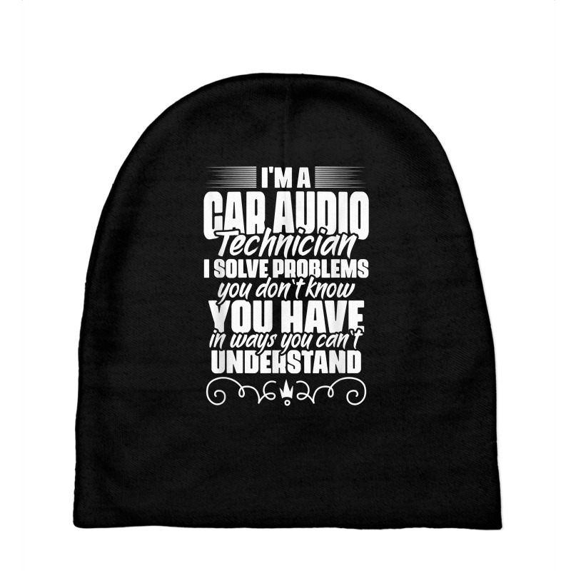 Car Audio Technician For Car Electronics Technicians T Shirt Baby Beanies by deemerx8lmshare | Artistshot