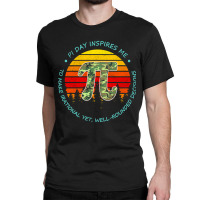 Limited Edition Pi Digits Camo Vintage Math Teacher Happy Pi Day Classic T-shirt | Artistshot