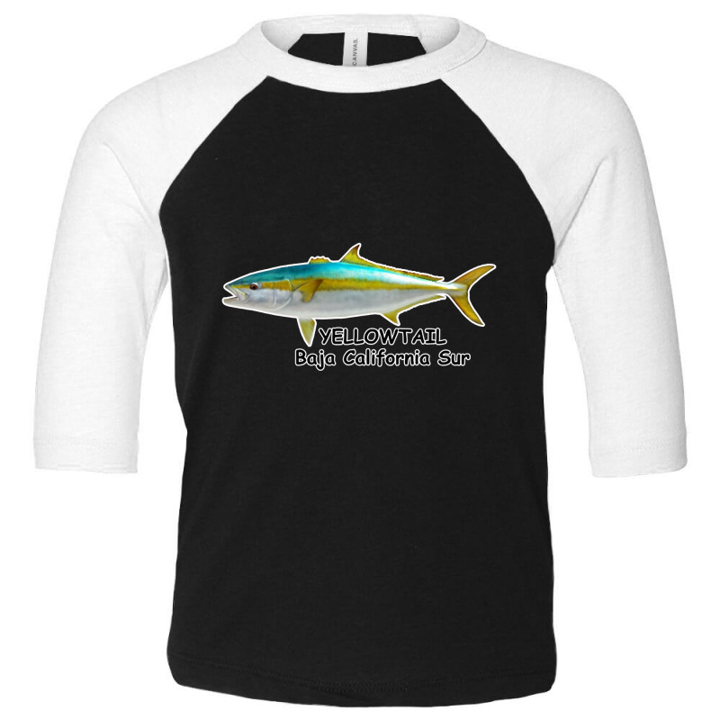 Yellowtail Baja California Sur Toddler 3/4 Sleeve Tee by Min09 | Artistshot