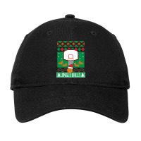 Basketball Player Ugly Christmas Sweater Jingle Balls Fan Adjustable Cap | Artistshot