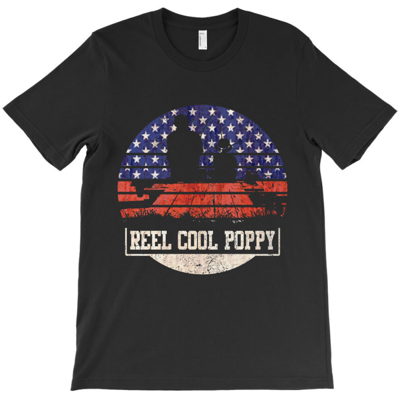 Mens Reel Cool Poppy Fish Fishing Usa    4th Of July Gifts 3 T-shirt | Artistshot