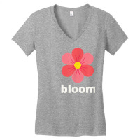 Colorful Flower Wildflower Cute Casual Botanical Bloom T Shirt Women's V-neck T-shirt | Artistshot