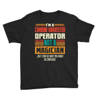 Combine Harvester Operator Funny Quote Retro Vintage T Shirt Youth Tee | Artistshot