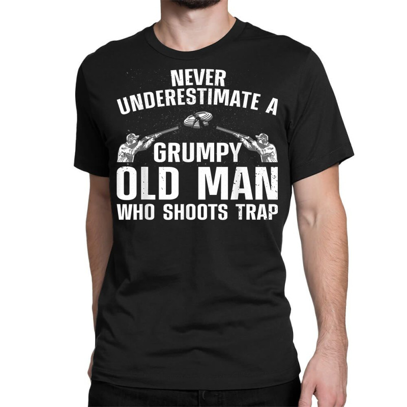 Cool Trap Shooting For Men Dad Grandpa Skeet Target Shooter T Shirt Classic T-shirt | Artistshot