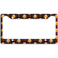 Trending Happy Holidays With Cheese Shirt Christmas Cheeseburger Gift- License Plate Frame | Artistshot