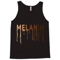 Unique Hand Drawn Melanated Drippin Paint Melanin Blm Bhm Tank Top | Artistshot